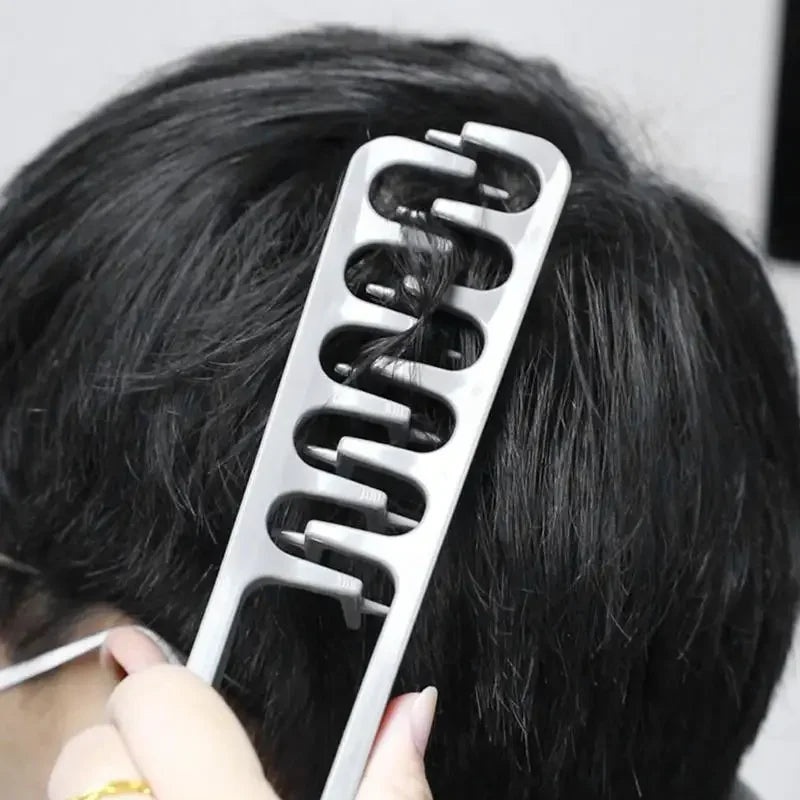 Volumizing Wide-Tooth Hair Comb – Fluffy Root Styling Tool Hair Styling Comb PLUSH