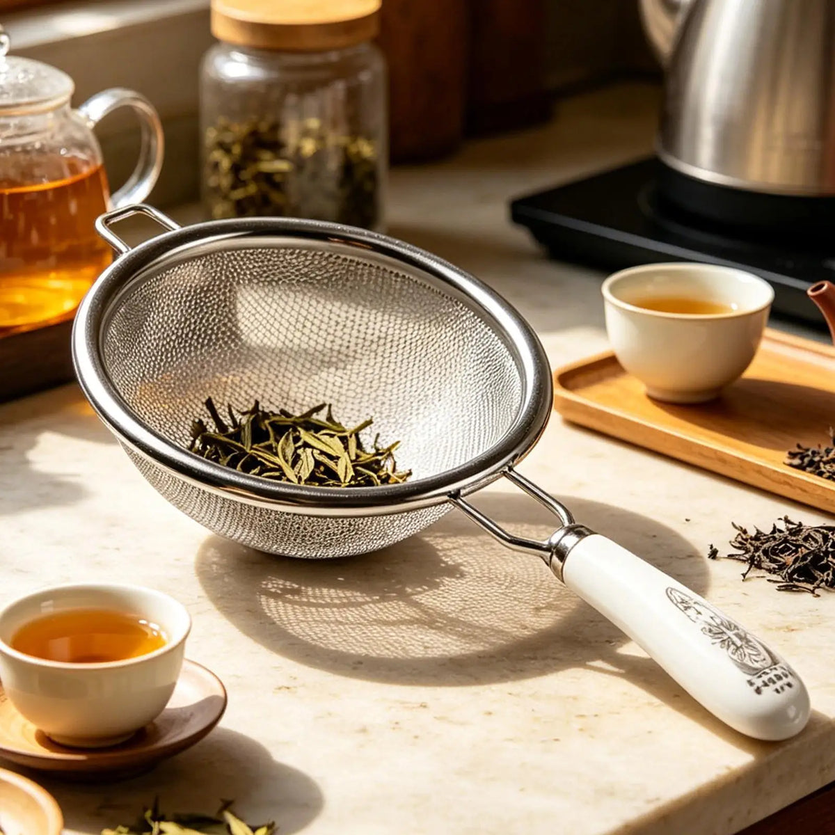 Stainless Steel Fine Mesh Tea Infuser & Loose Leaf Strainer Tea Infuser Strainer PLUSH
