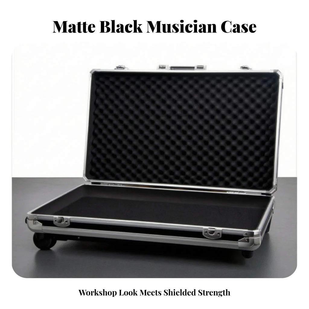 Rolling Pedal Board Case with Wheels – Padded Effects Case Pedal Board Case PLUSH