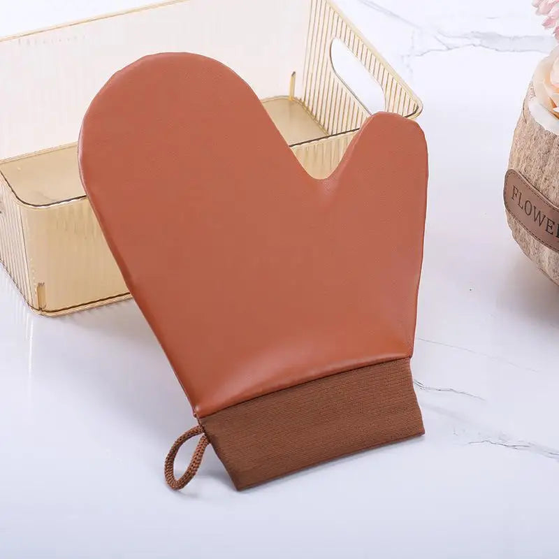 Self-Tanning Mitt Reusable Fake Tan Applicator Glove Self-Tanning Applicator PLUSH BR2