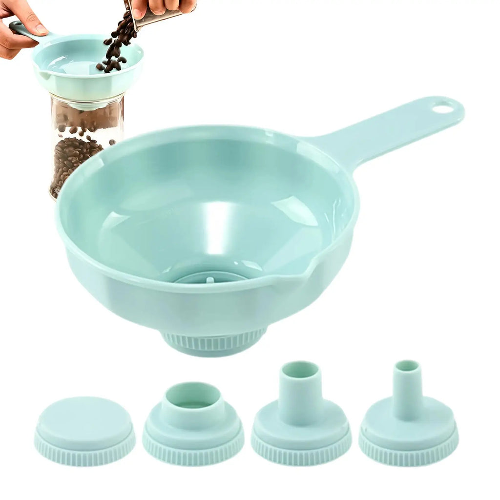 Wide Mouth Canning Funnel Set – 7-Piece Kitchen Jar Funnels Kitchen Funnel Set PLUSH