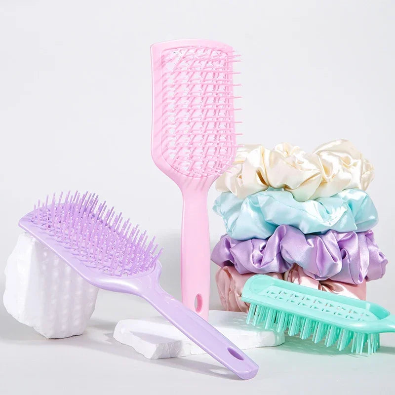 Hollow Comb & Velvet Headband Gift Box Set – Unisex Hair Accessory Gift Set PLUSH