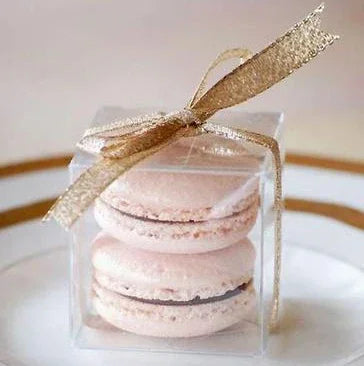 50pcs Clear Favor Boxes 2x2x2" | Wedding & Party Gift Boxes Party Favor Boxes PLUSH