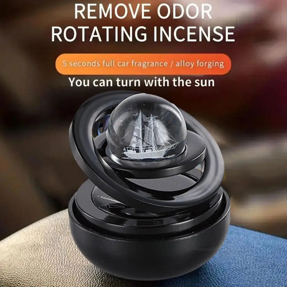 Solar Rotating Planet Car Air Freshener & Aroma Diffuser Car Air Freshener PLUSH