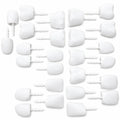 3D Printed Pumpkin Teeth Set | Jack O Lantern Carving Kit Halloween Pumpkin Decor PLUSH Option 1 Square teeth white