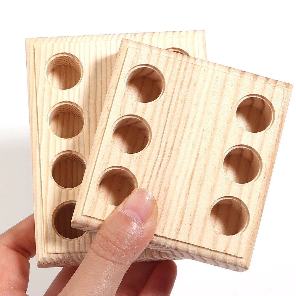 Wooden Pliers Storage Holder 6/8/12 Holes – Jewelry Tool Rack Jewelry Tool Organizer PLUSH