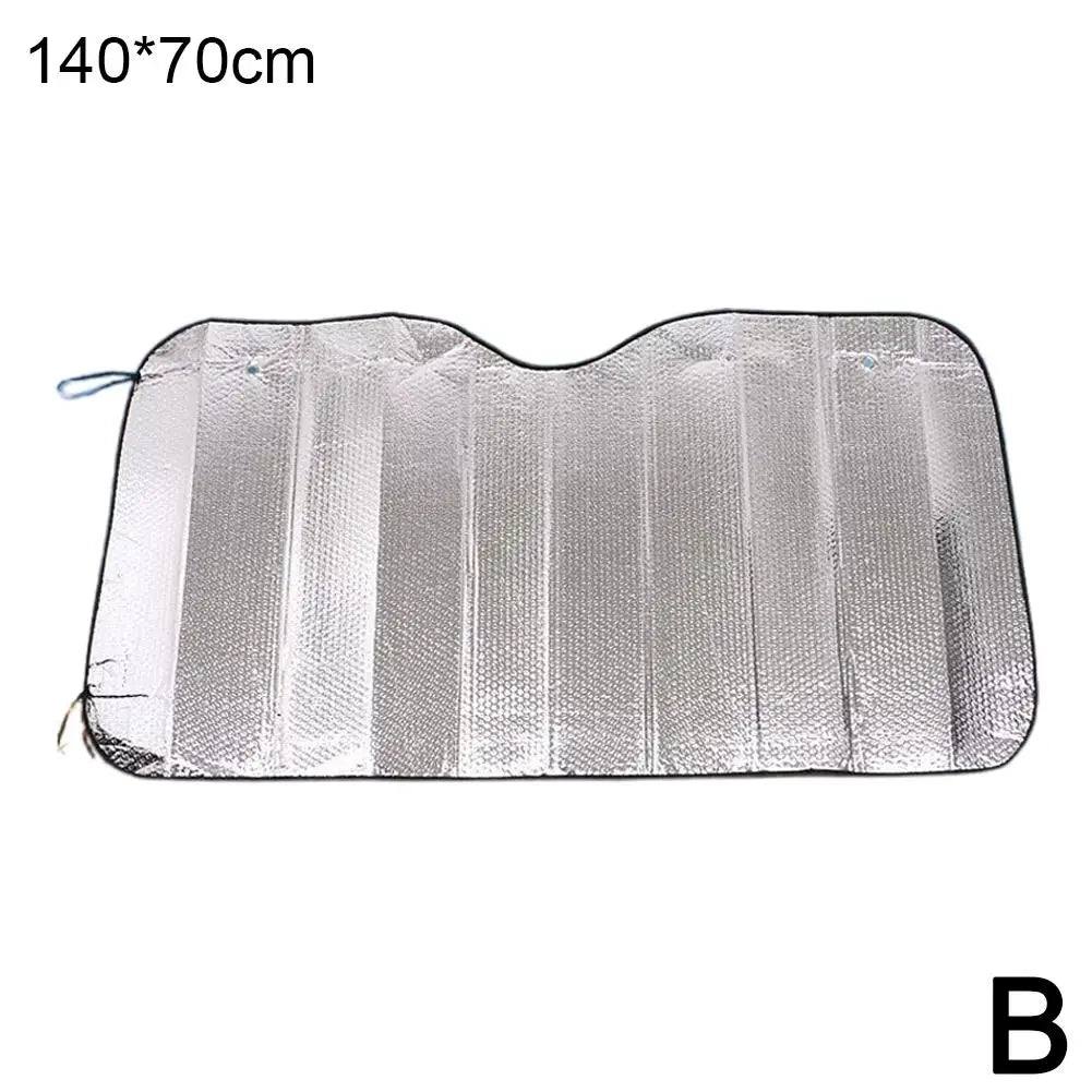 Foldable Aluminum Foil Car Windshield Sunshade – UV Protection Car Window Sunshade PLUSH B