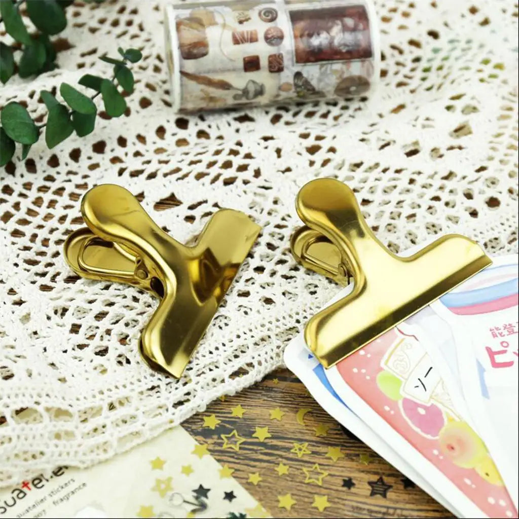 Stainless Steel Chip Bag Clips – Airtight Food Sealer Clips Food Storage Clips PLUSH