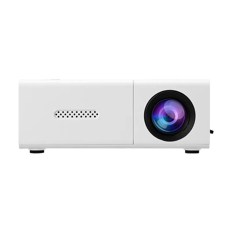Portable 1080P Projector USB Remote – Phones, Tablets & Laptops Portable Projector PLUSH white USB Type-C
