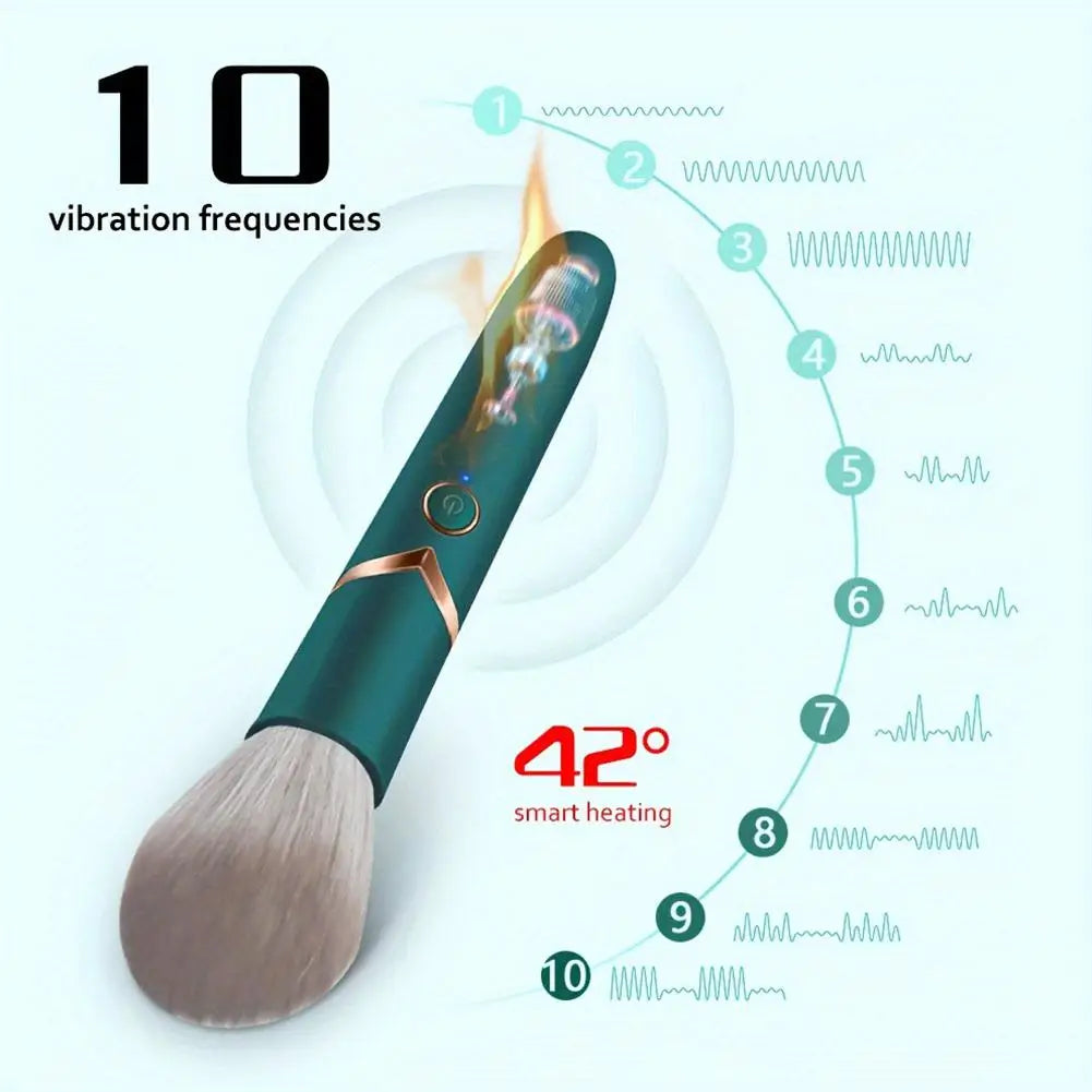 Electric Vibrating Makeup Brush – Blush, Foundation & Powder Electric Makeup Brush PLUSH