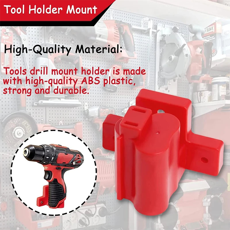 Milwaukee 12V Tool Wall Mount Holder Rack 4pcs | ZUIDID Tool Storage Rack PLUSH