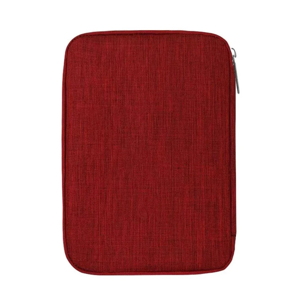 Large Capacity Watchband Storage Box & Cable Organizer Watch Band Organizer PLUSH wine red