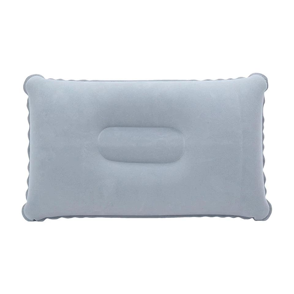 Inflatable Travel Pillow – Portable Neck & Lumbar Cushion Inflatable Travel Pillow PLUSH Grey