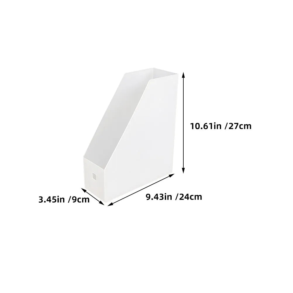 4-Pack Transparent Hanging File Storage Box Document Organizer File Storage Organizer PLUSH