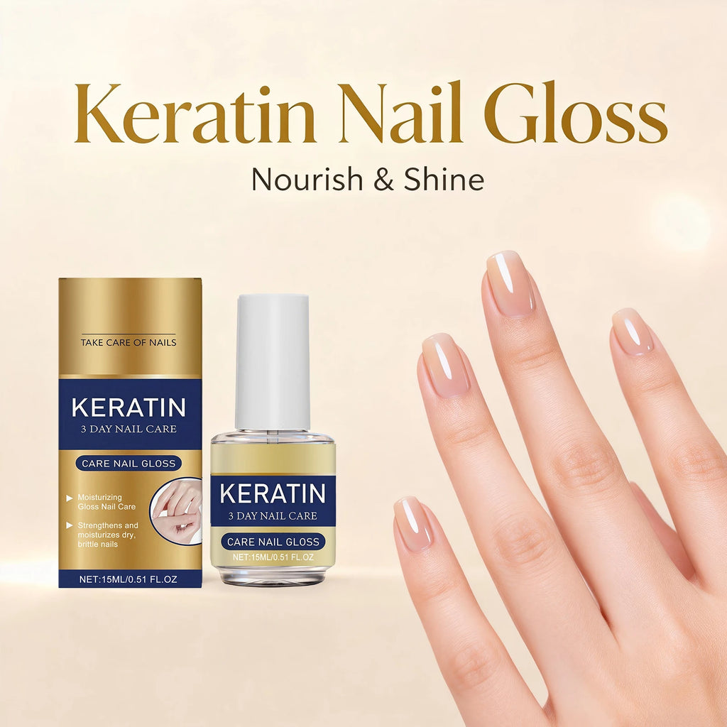 Keratin Nail Strengthening Oil | Plant Extract Nail Treatment 15ml Nail Treatment Oil PLUSH