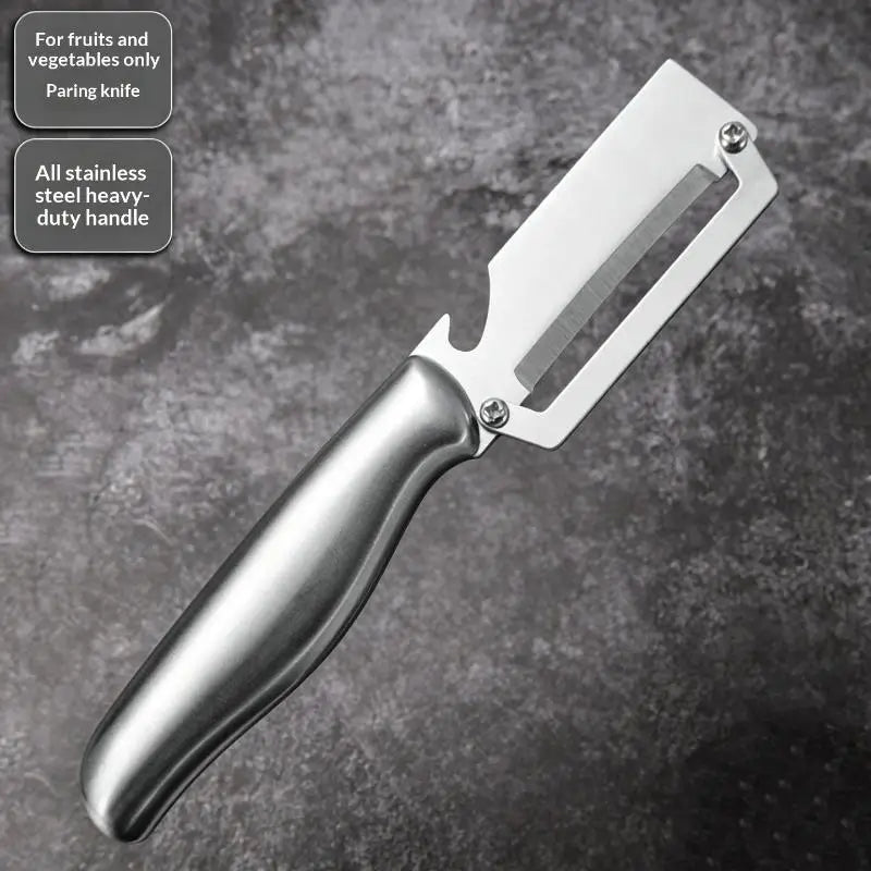 3-in-1 Stainless Steel Vegetable Peeler Slicer Shredder Vegetable Peeler PLUSH D