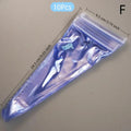 10Pcs PVC Hair Scissors Protector Sleeves – Waterproof Salon Scissor Protector Sleeves PLUSH F