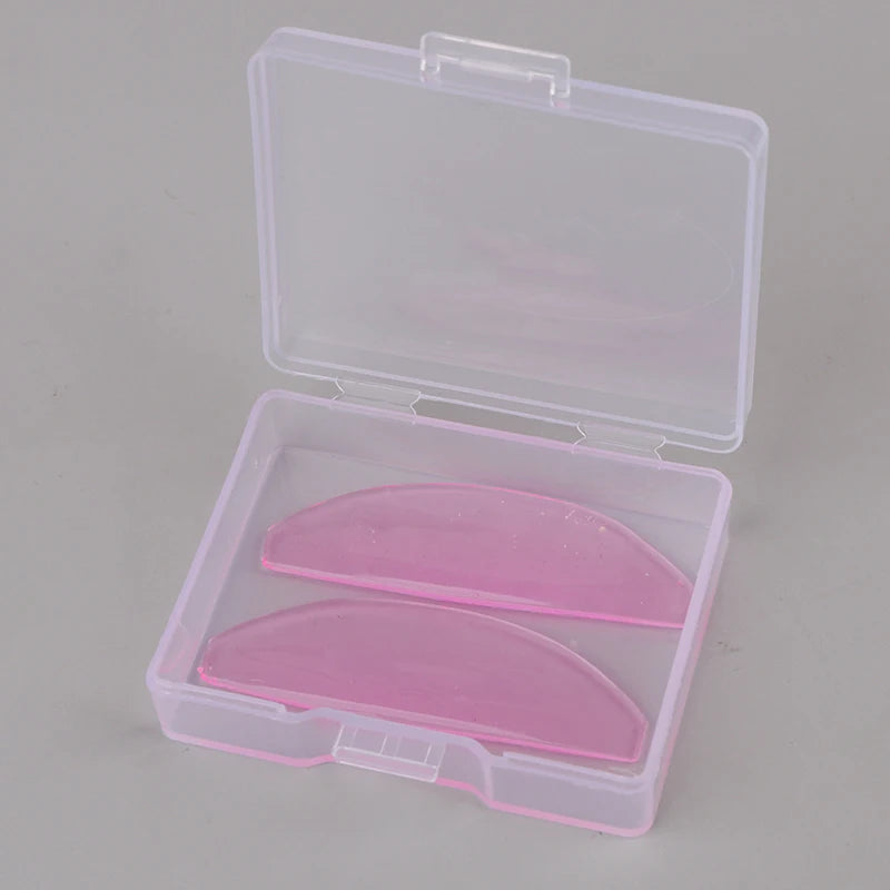 Silicone Eyelash Perm Pads – Lash Lifting Shield Rods 1 Pair Lash Lifting Pads PLUSH Pink