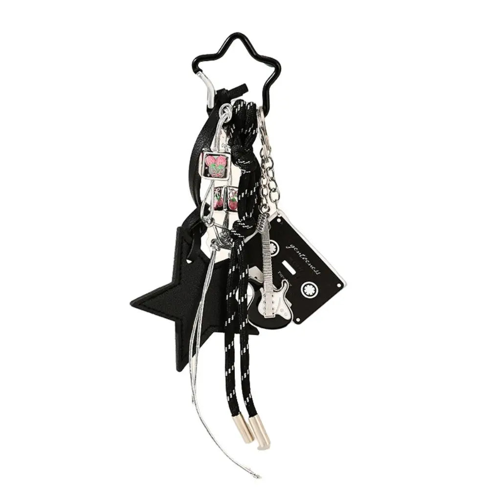 Y2K Guitar Butterfly Keychain – Korean Ins Style Pendant Charm Keychain Pendant Charm PLUSH