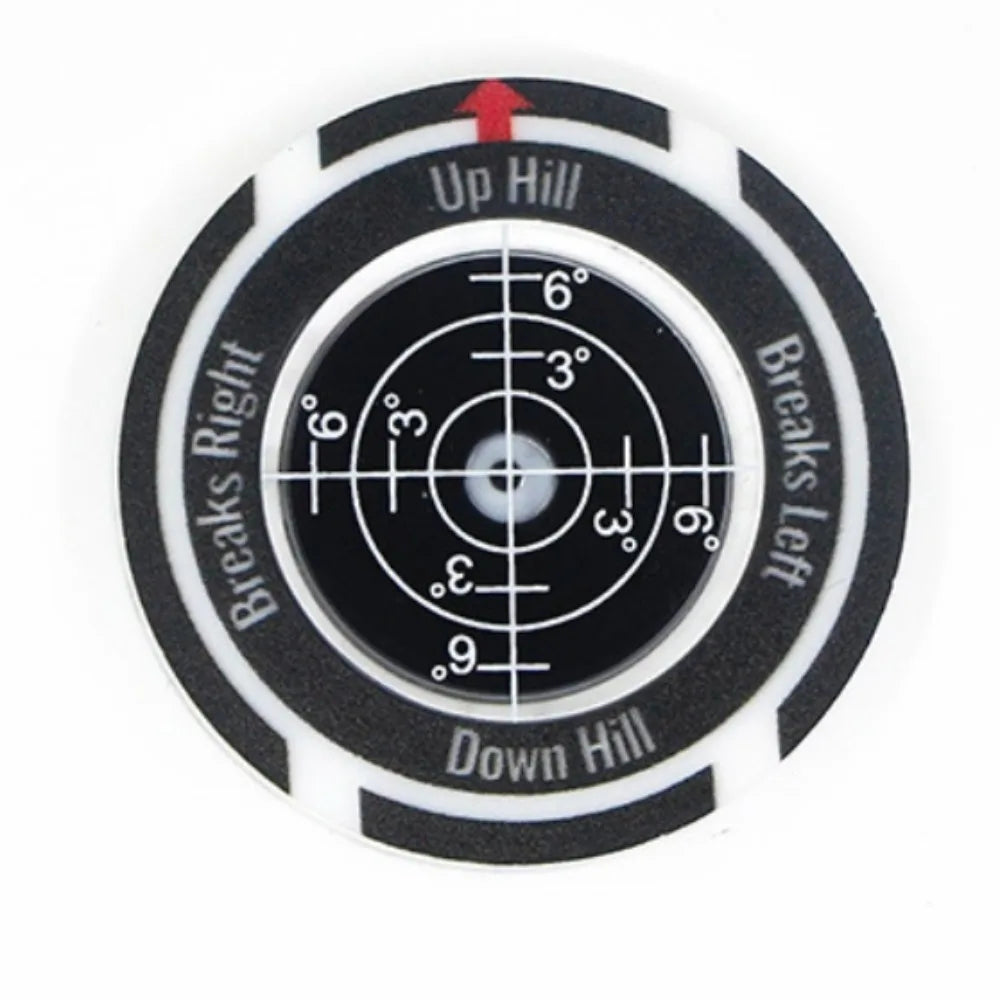 Golf Green Slope Leveler & Ball Marker Spirit Level Tool Golf Training Aid PLUSH Style 3