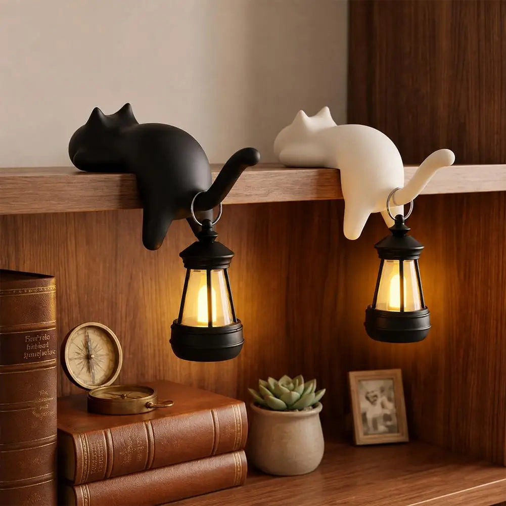3D Cat Wall Hook – Key Rack with Night Glow | No Tools Needed Decorative Wall Hook PLUSH