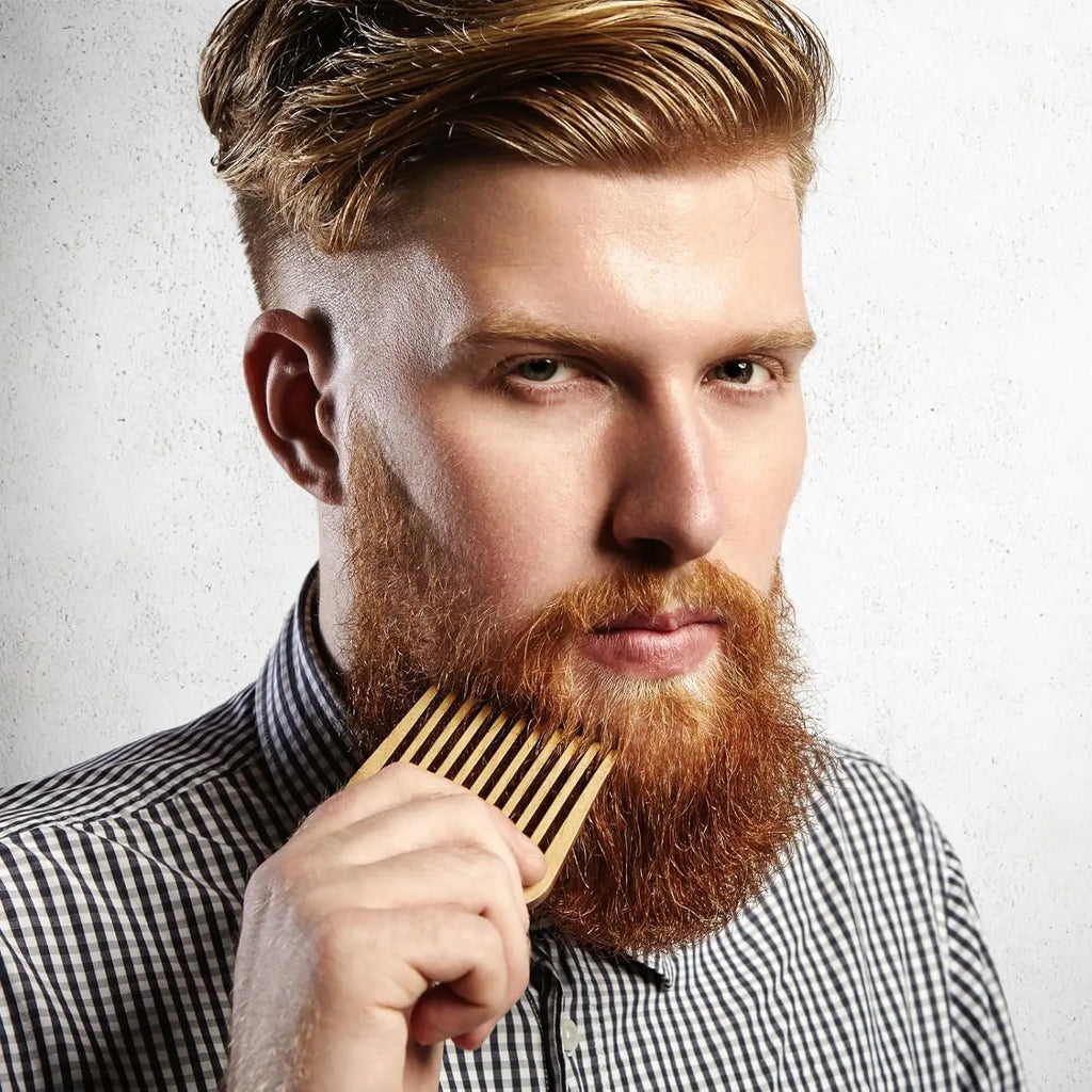 Wooden Afro Hair Picks – Curly, Thick Hair & Beard Combs Hair Pick Comb PLUSH