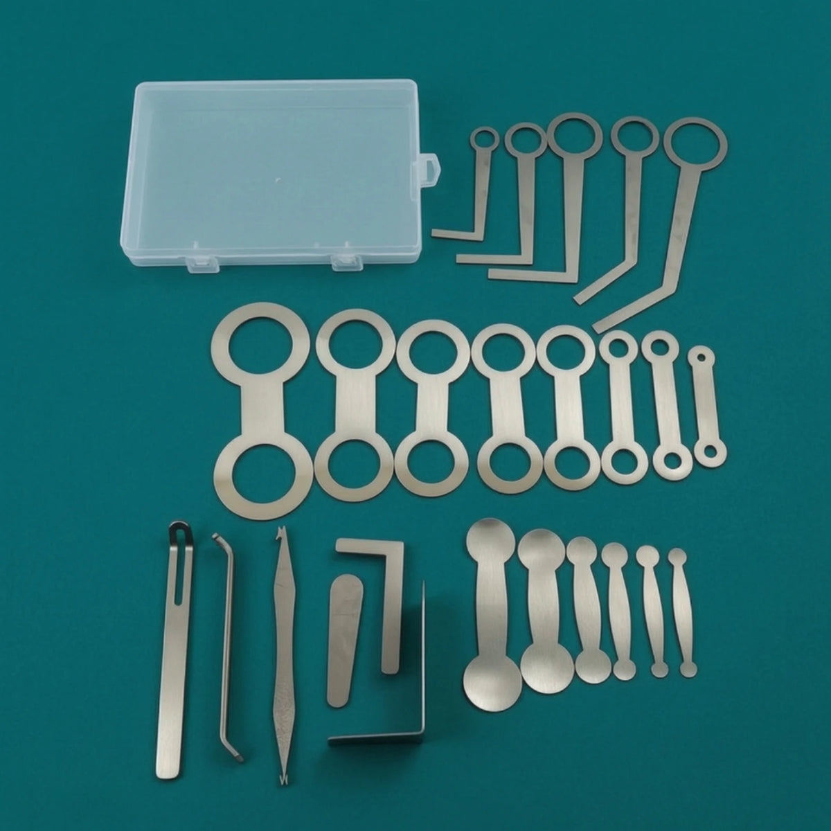 25-Piece Saxophone Pad Repair Tool Kit with Storage Case Saxophone Repair Kit PLUSH