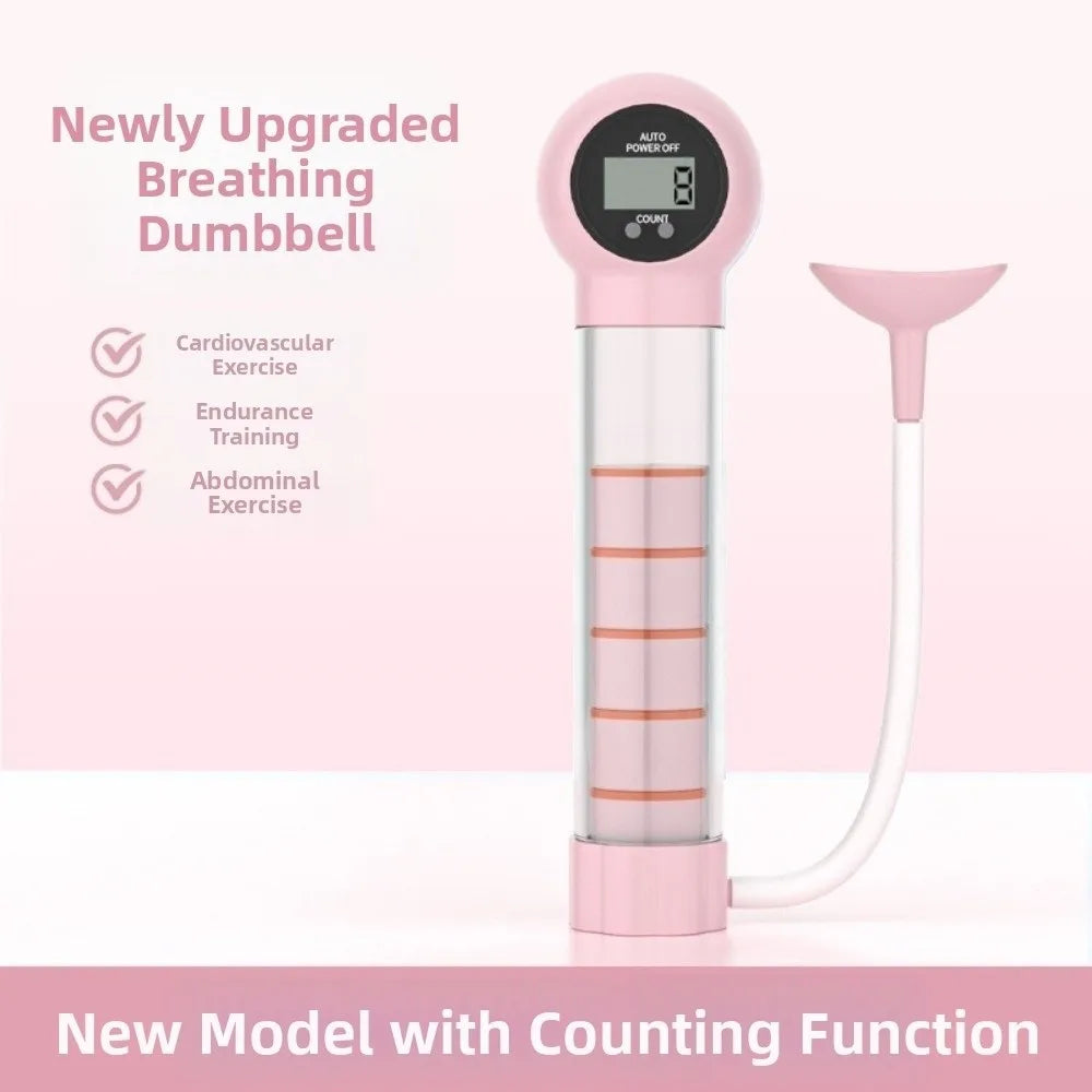 Breathing Exercise Trainer – Digital Counter & Adjustable Resistance Breathing Exercise Trainer PLUSH