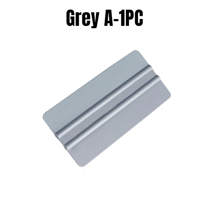 Vinyl Wrap Installation Kit – Silicone Squeegee & Scraper Vinyl Wrap Tool Kit PLUSH Grey A 1PC