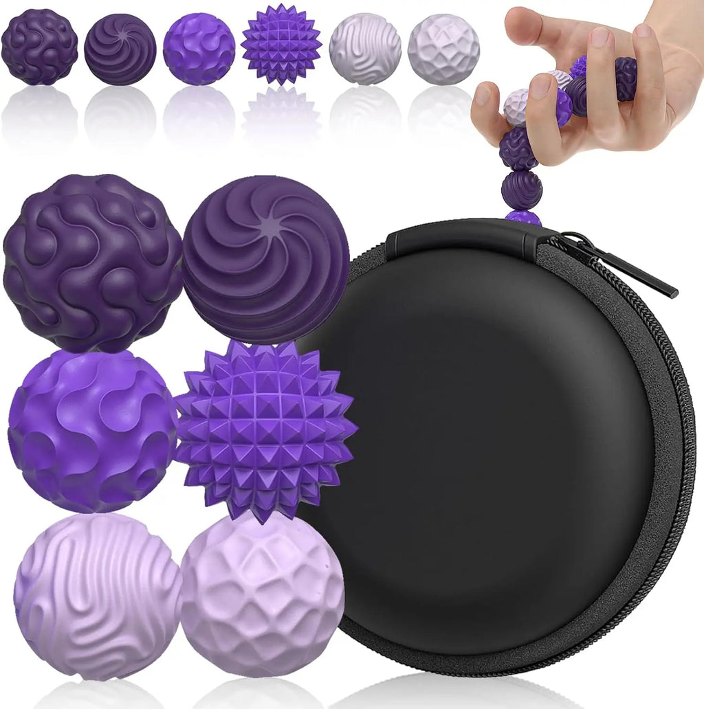 Silicone Magnetic Fidget Balls | Sensory Toy – 6 or 12 Pcs Magnetic Fidget Toy PLUSH
