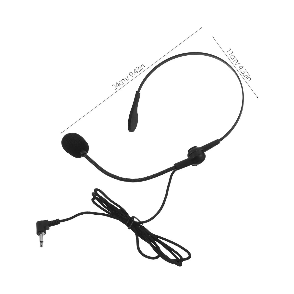 Foxnovo Wired Lavalier Neck Clip Mic – Teaching & Fitness Lavalier Microphone PLUSH
