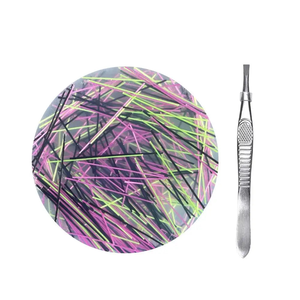 Silicone Thread Pulling Sensory Fidget Toy with Tweezers Sensory Fidget Toy PLUSH H