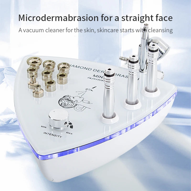 2-in-1 Diamond Microdermabrasion & Oxygen Spray Machine Microdermabrasion Machine PLUSH