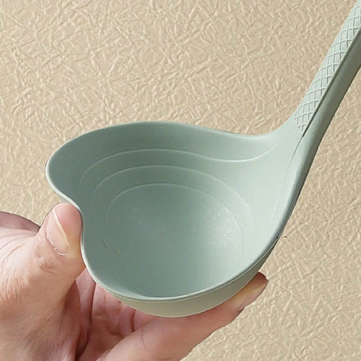 Silicone Soup Ladle – Heat Resistant Nonstick Kitchen Spoon Silicone Kitchen Ladle PLUSH