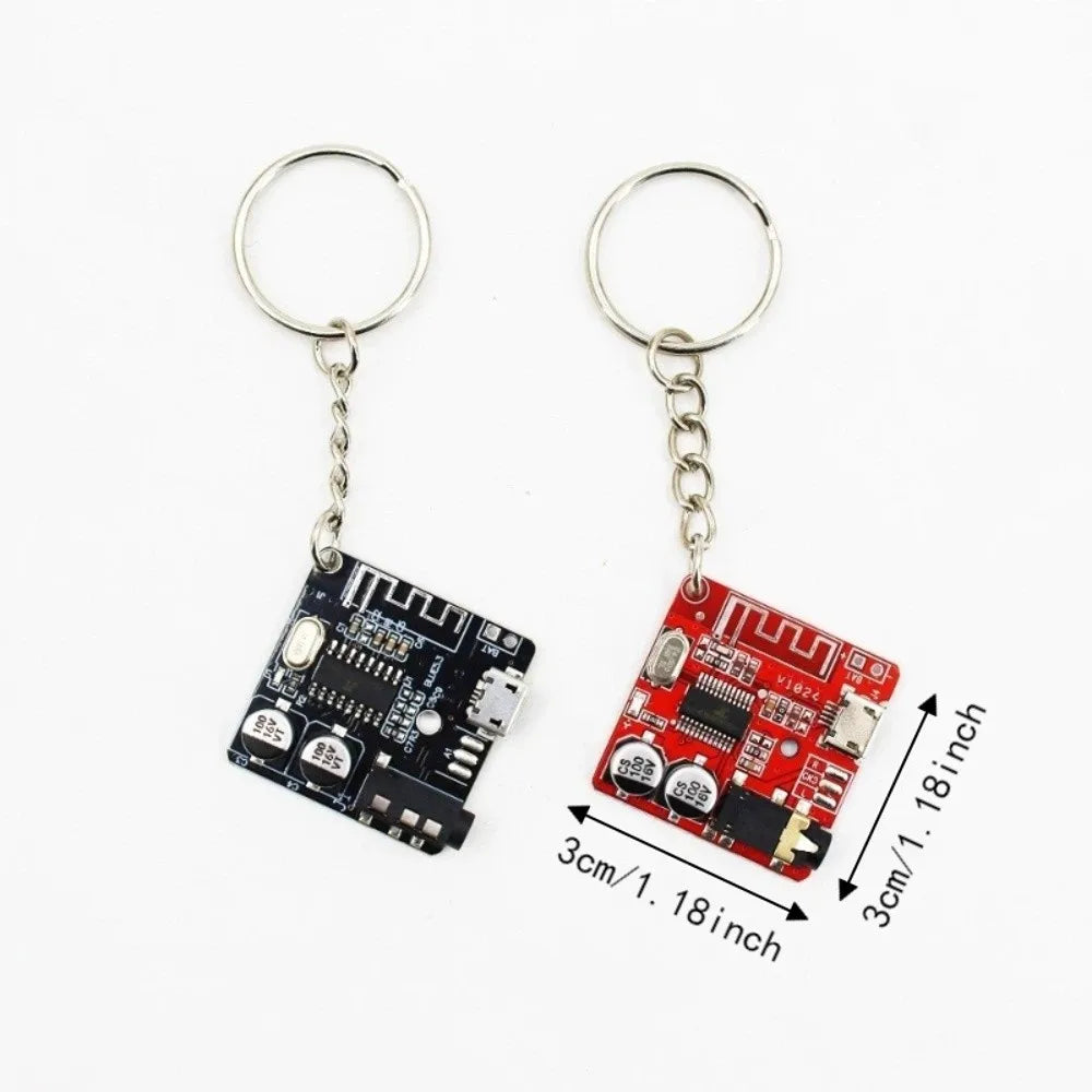 PCB Circuit Board Keychain – Cyberpunk Tech Key Fob Novelty Keychain PLUSH