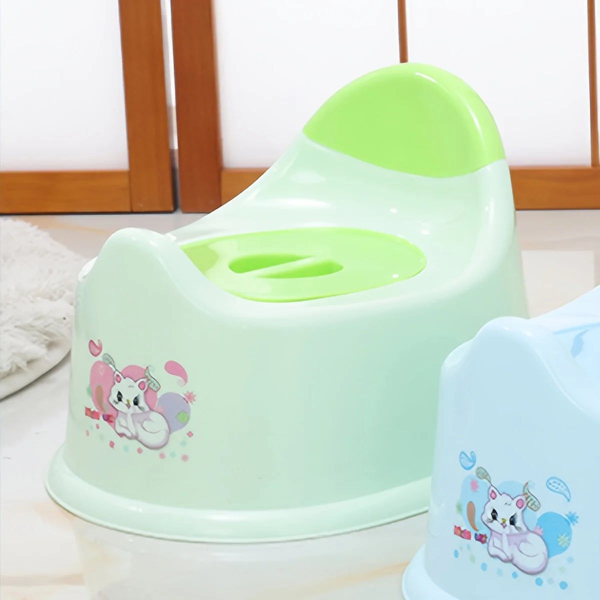 Unisex Toddler Potty Chair with Lid | Easy Clean Baby Toilet Toddler Potty Chair PLUSH