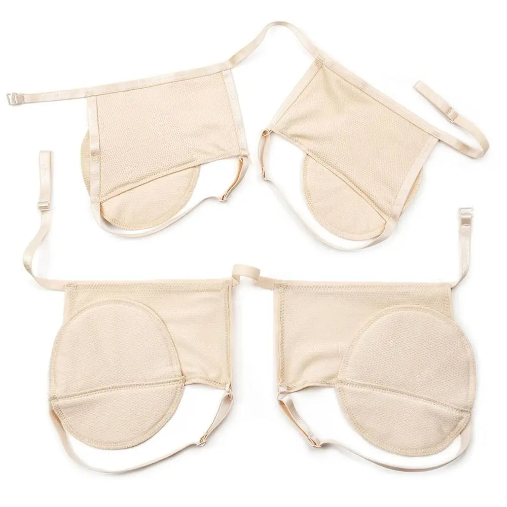 Reusable Washable Underarm Sweat Pads – Skin Tone Underarm Sweat Pads PLUSH