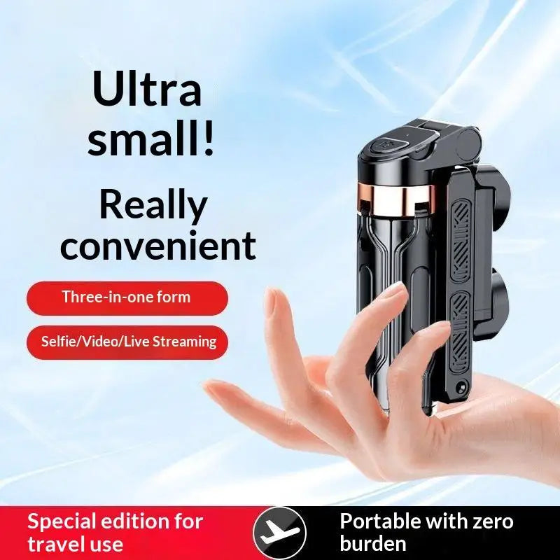 Mini Foldable Selfie Stick & Adjustable Phone Holder Foldable Selfie Stick PLUSH