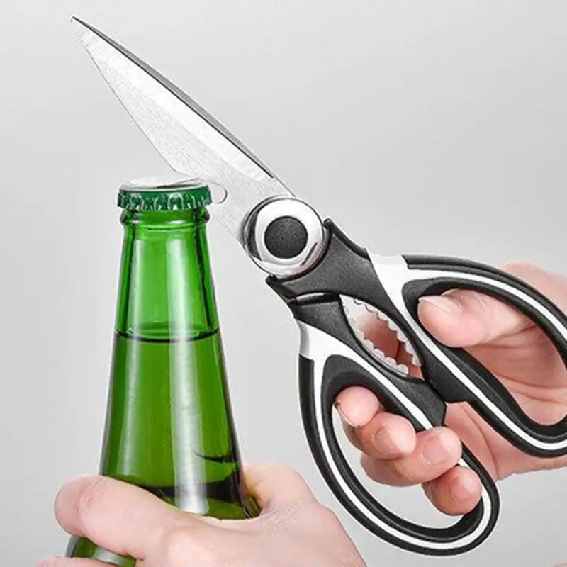 Multifunctional Stainless Steel Kitchen Scissors – 7-in-1 Kitchen Scissors PLUSH