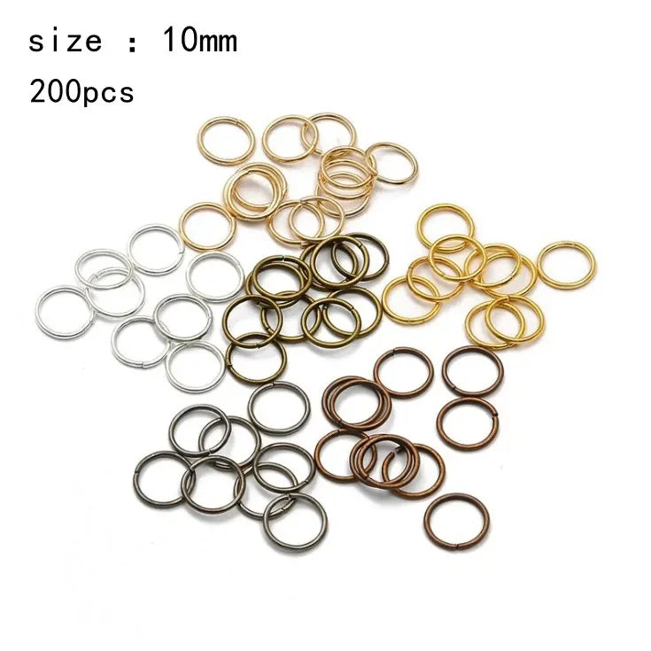 Metal Hair Rings Braid Dreadlock Hoop Clips 50–200pcs Bulk