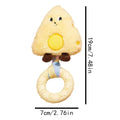 Squeaky Plush Dog Toy – Cheese Chew & Teething Toy Squeaky Dog Toy PLUSH A