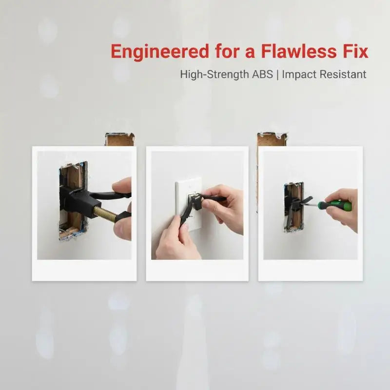 118-Type Socket Mounting Box Replacement – 6pcs Wall Recessed Electrical Mounting Box PLUSH