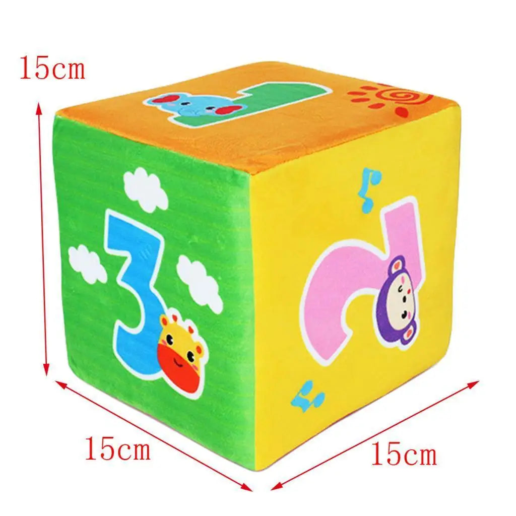 15cm Large Soft Foam Dice – Math Teaching Cube for Kids Educational Foam Dice PLUSH