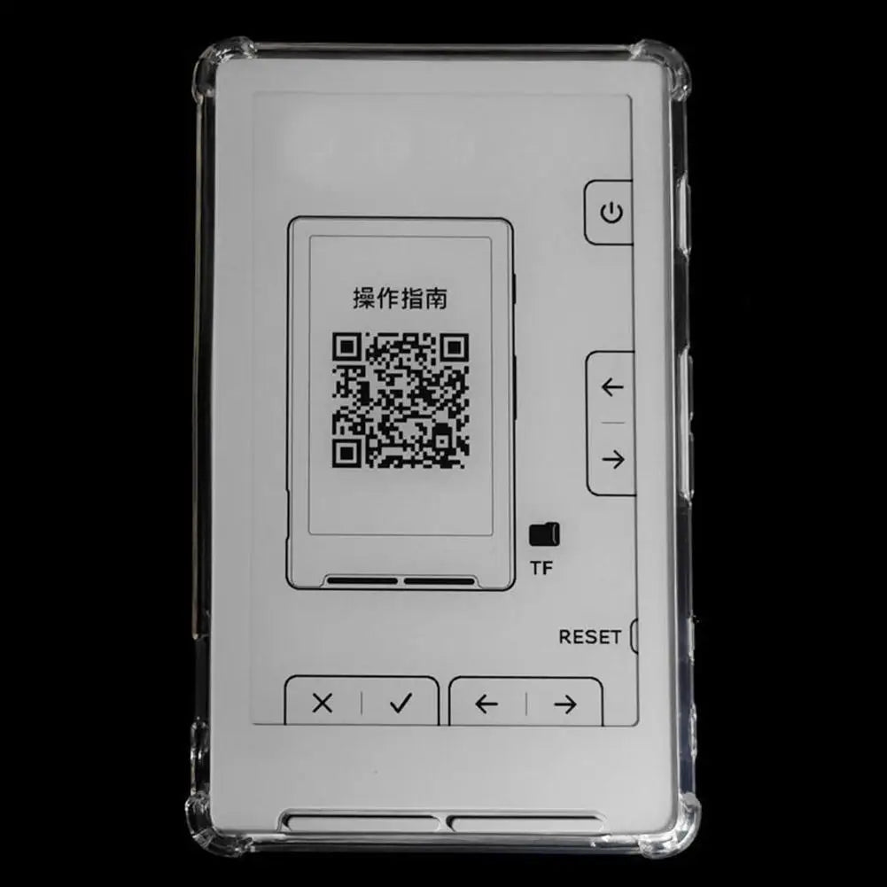 Clear TPU Case for Xteink X4 E-Reader | Airbag Protection Cover E-Reader Case PLUSH