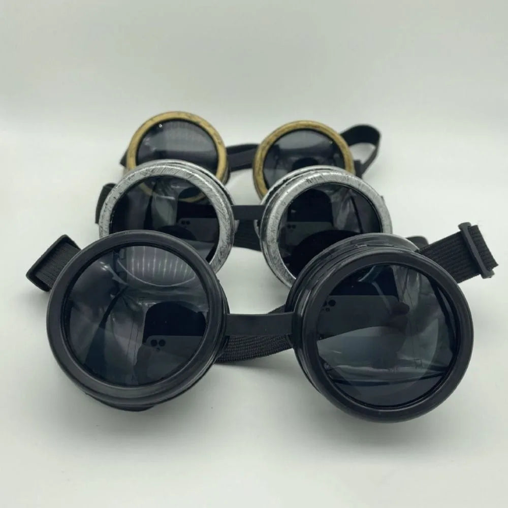 Vintage Steampunk Goggles – Unisex Retro Cosplay Eyewear Steampunk Goggles PLUSH