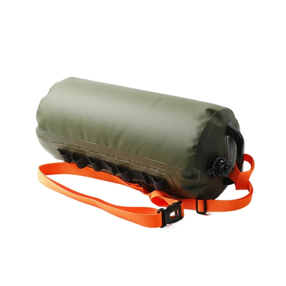 Swim Buoy Dry Bag – Waterproof Float & Kayak Weight Bag Swim Buoy Dry Bag PLUSH Green