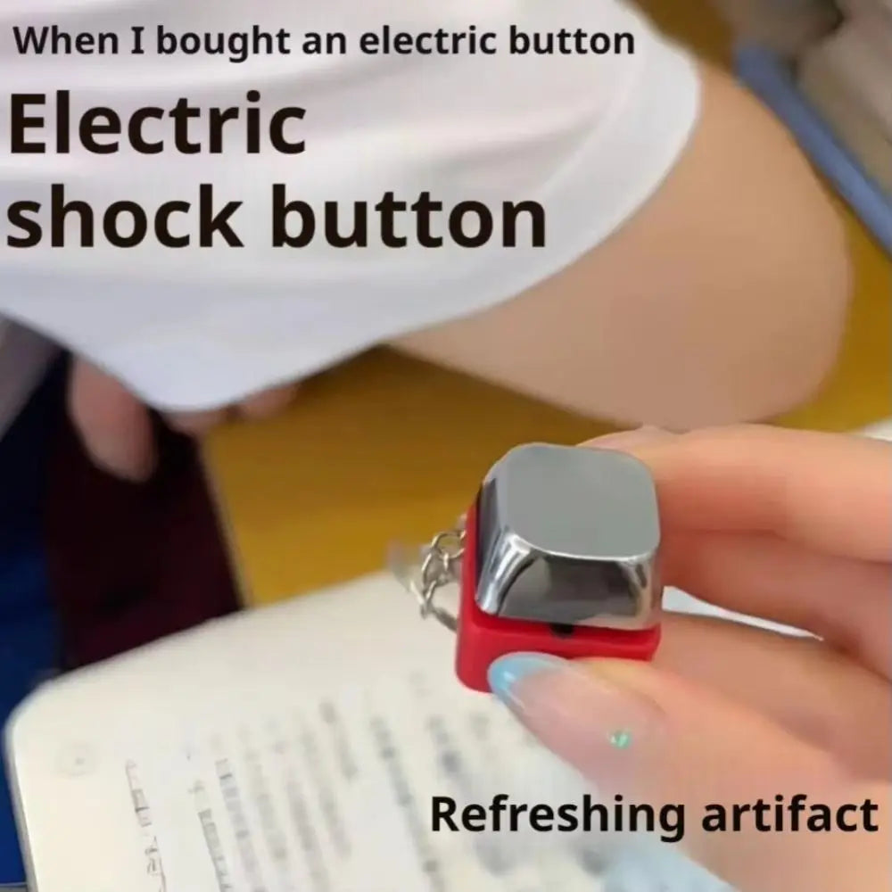 Electric Shock Prank Keychain – Novelty Gag Gift Key Ring Novelty Gag Keychain PLUSH