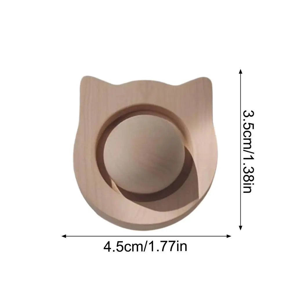 Wood Ball Essential Oil Diffuser – Home, Car & Office Aromatherapy Diffuser PLUSH kitten