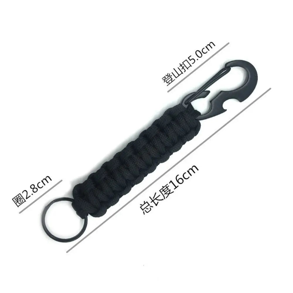 Carabiner Keychain Bottle Opener & Paracord Clip | Outdoor EDC Carabiner Keychain PLUSH