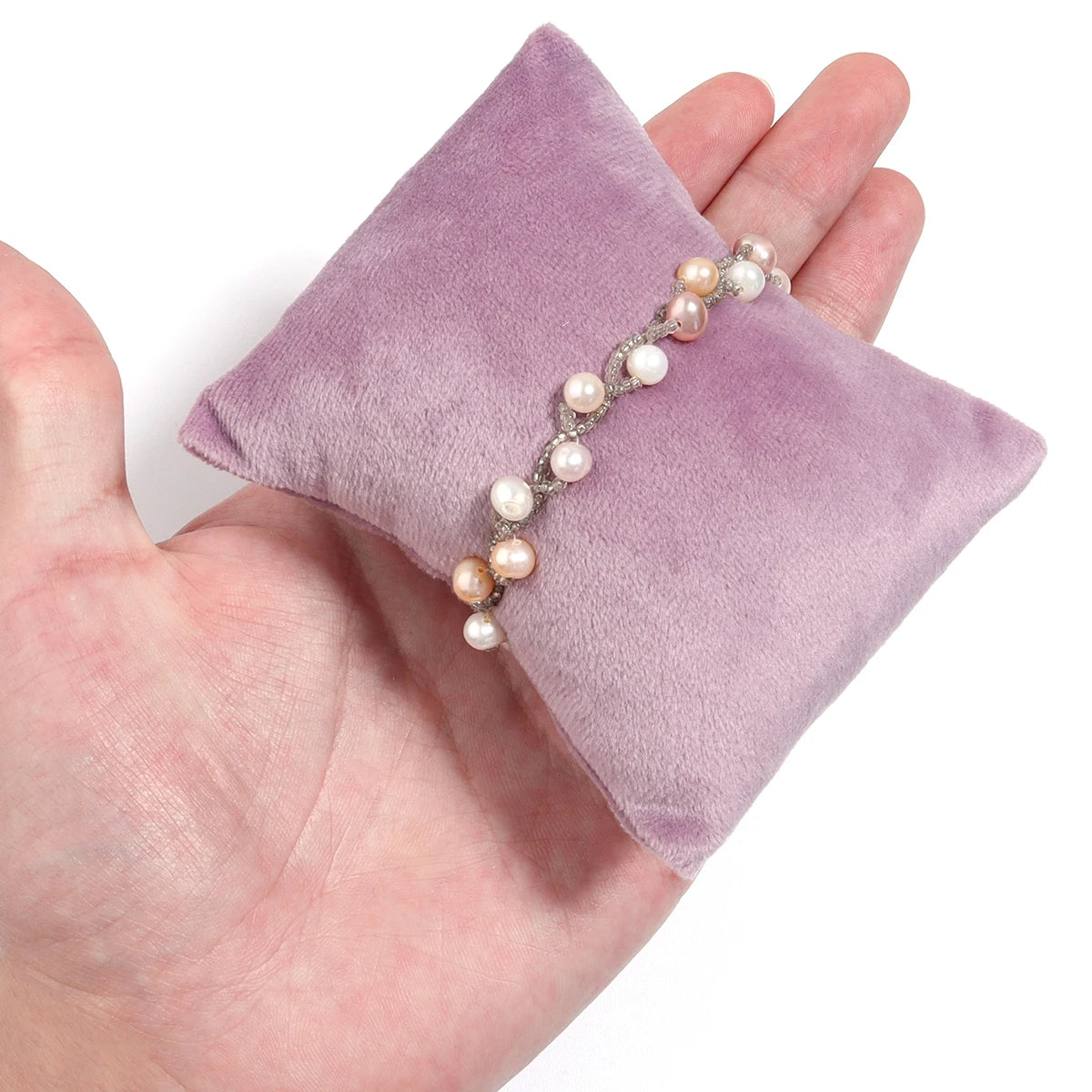 Velvet Suede Jewelry Display Pillow Set – Bracelet & Watch Holder Jewelry Display Pillow PLUSH
